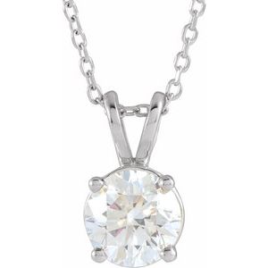 1/4 ct Lab-Grown Diamond Solitaire Necklace
