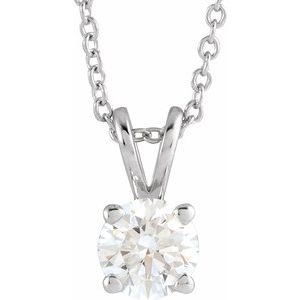 1/4 ct Lab-Grown Diamond Solitaire Necklace