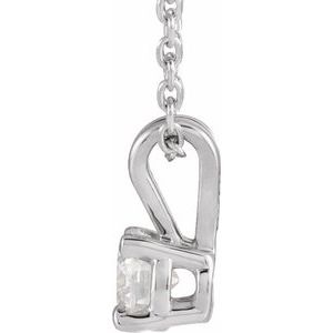1/4 ct Lab-Grown Diamond Solitaire Necklace