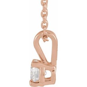 1/4 ct Lab-Grown Diamond Solitaire Necklace