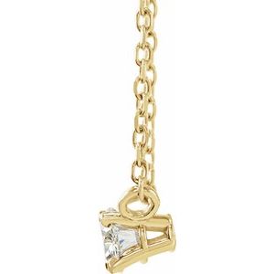3/8 ct Diamond Solitaire Necklace