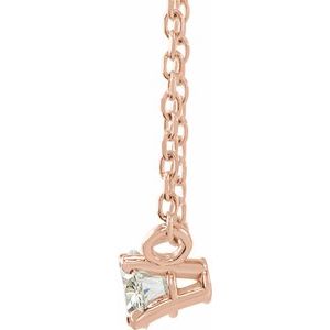 3/8 ct Diamond Solitaire Necklace