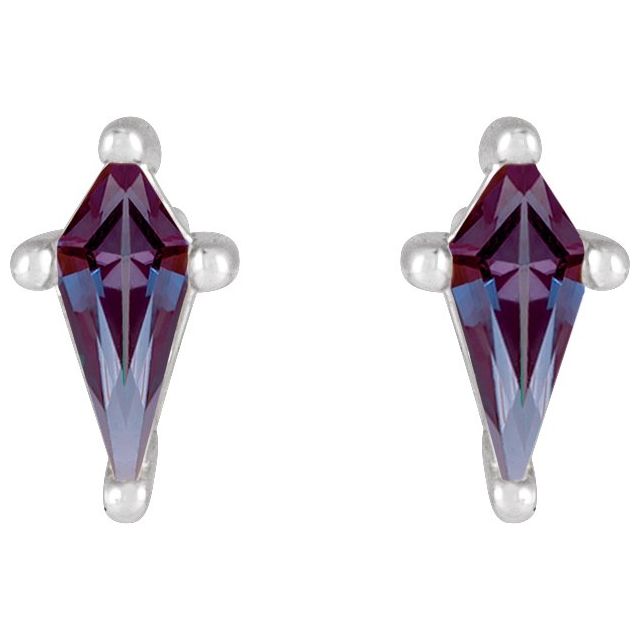 14k-white-lab-grown-alexandrite-earrings