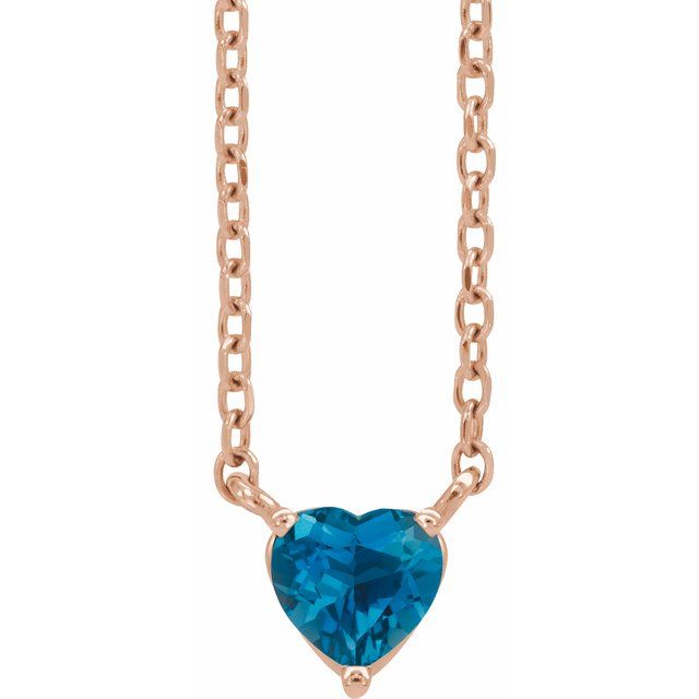 14k-rose-natural-london-blue-topaz-heart-16-18"-necklace