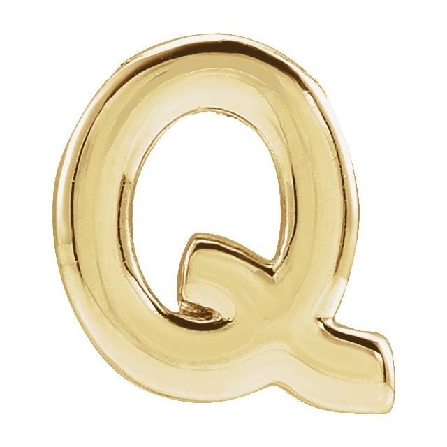 14k-yellow-gold-6.5-x-3.3-mm-initial-q