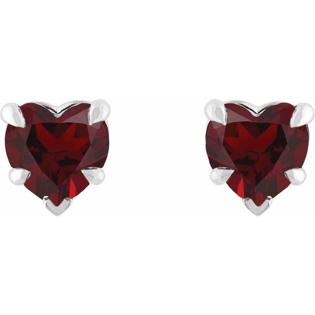 sterling-silver-natural-mozambique-garnet-stud-earrings
