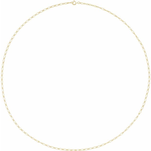 14k-yellow--figaro-16"-chain