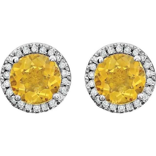 14k-white-natural-citrine-&-1/8-ctw-natural-diamond-earrings