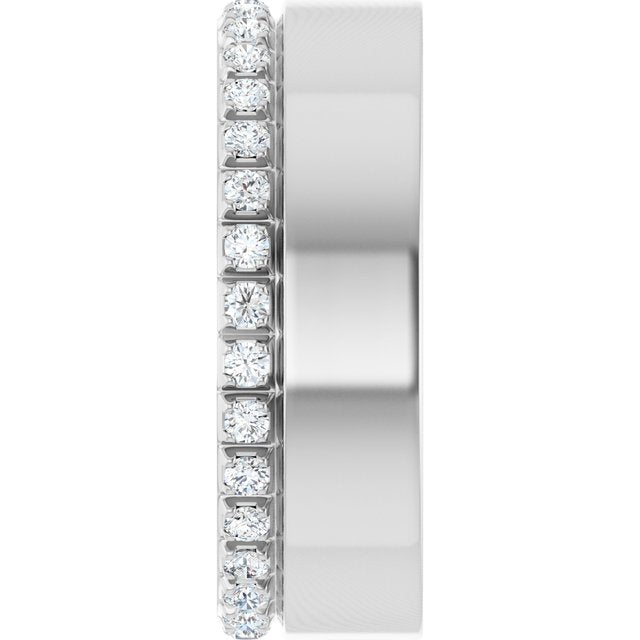 14k-white-1/4-ctw-natural-diamond-accented-band-size-4
