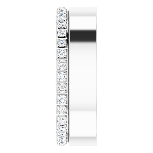 14k-white-1/3-ctw-lab-grown-diamond-accented-band-size-6