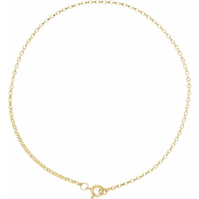 14k-yellow--rolo-7"-chain