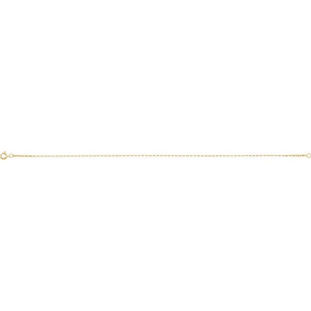 14k-yellow--rolo-7"-chain