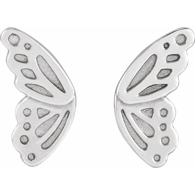 14k-white-left-butterfly-wing-earring