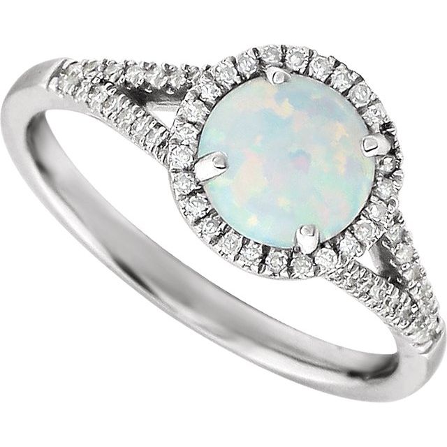 14k-white-gold-created-opal-&-1/6-ctw-natural-diamond-ring