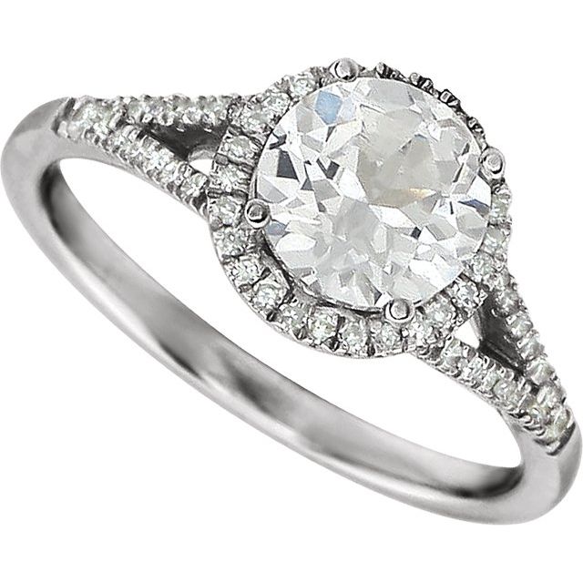 14k-white-lab-grown-white-sapphire-&-1/6-ctw-natural-diamond-ring