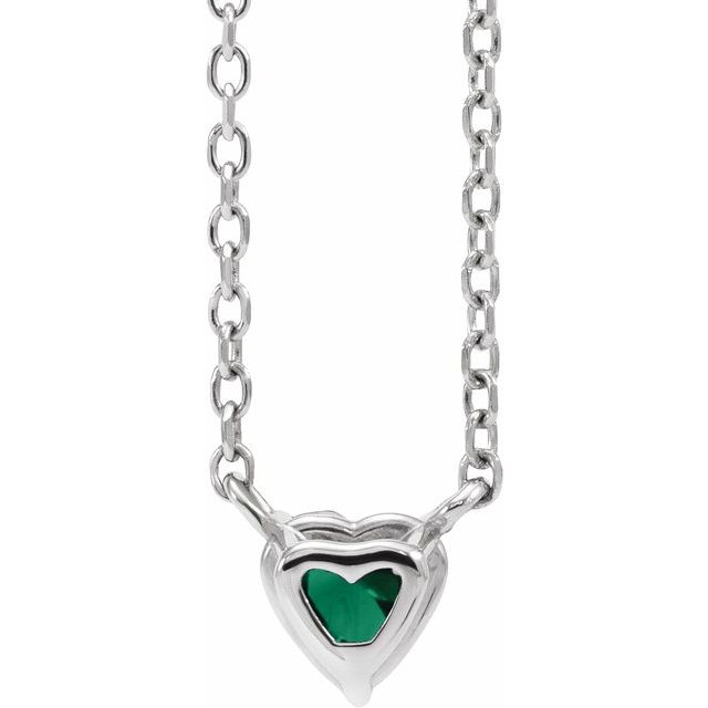 sterling-silver-lab-grown-emerald-heart-16-18"-necklace
