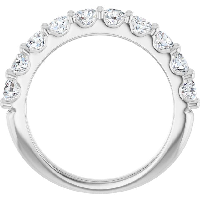 platinum-1-1/5-ctw-lab-grown-diamond-anniversary-band