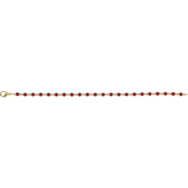 14k-yellow-lab-grown-ruby-7-1/4"-line-bracelet