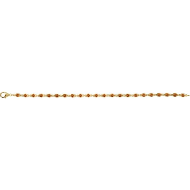 14k-yellow-natural-citrine-7-1/4"-line-bracelet