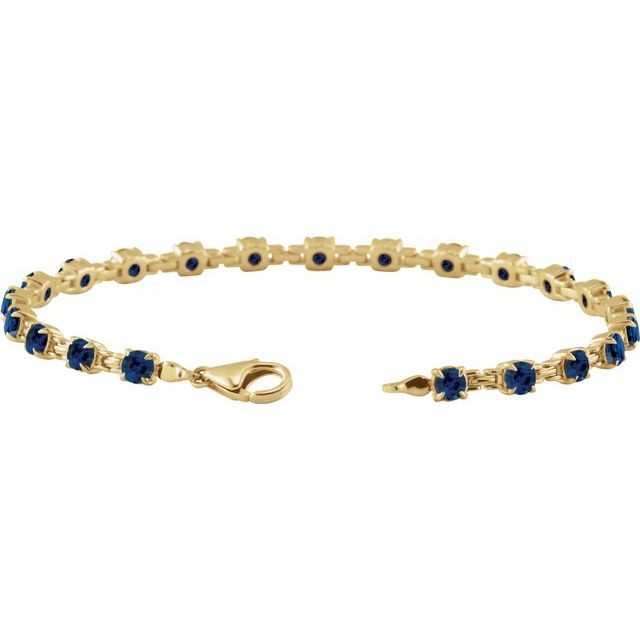 14k-yellow-lab-grown-blue-sapphire-7-1/4"-line-bracelet