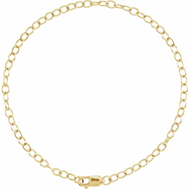 14k-yellow--cable-7"-chain