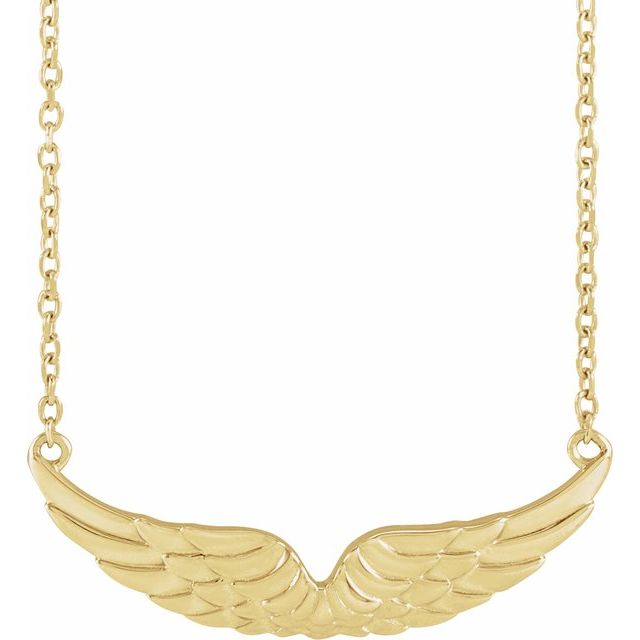14k-rose-angel-wings-18"-necklace