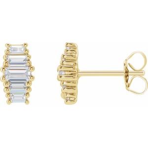 1/2 ct Lab-Grown Diamond Stud Earrings