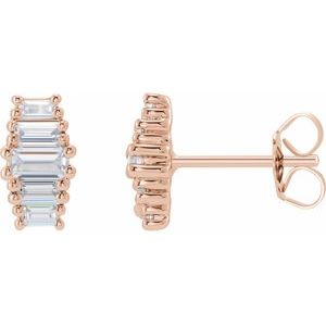 1/2 ct Lab-Grown Diamond Stud Earrings