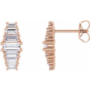 1/2 ct Lab-Grown Diamond Stud Earrings