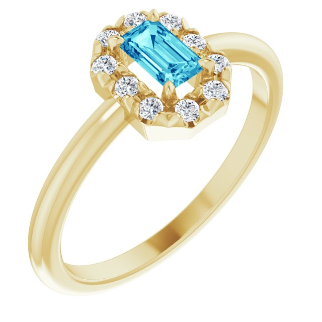 14k-yellow-natural-blue-zircon-&-1/8-ctw-natural-diamond-french-set-halo-style-ring