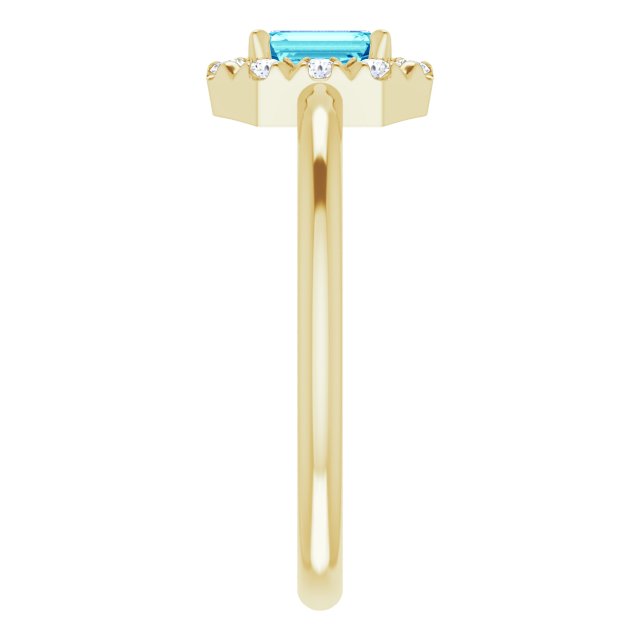 14k-yellow-natural-blue-zircon-&-1/8-ctw-natural-diamond-french-set-halo-style-ring