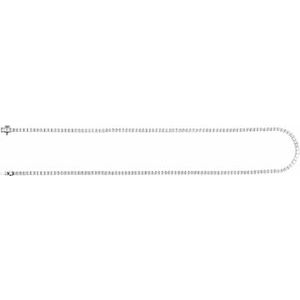 7 1/4 ct Lab-Grown Diamond Line Necklace