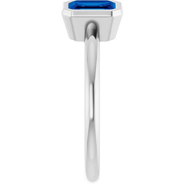 14k-white-lab-grown-blue-sapphire-&-1/4-ctw-lab-grown-diamond-ring