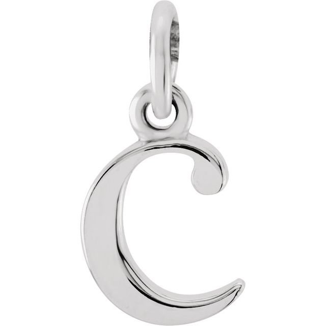 sterling-silver-8.83-x-4.5-mm-initial-c,14k-white-gold-8.83-x-4.5-mm-initial-c