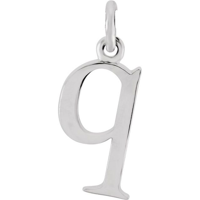 sterling-silver-11.65-x-5.7-mm-initial-q,14k-white-gold-11.65-x-5.7-mm-initial-q