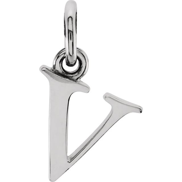 sterling-silver-8.5-x-5.5-mm-initial-v,14k-white-gold-8.5-x-5.5-mm-initial-v