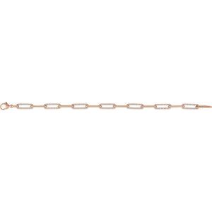1 ct Diamond Accented Link Bracelet