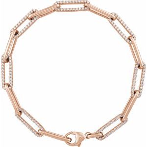 1 ct Diamond Accented Link Bracelet