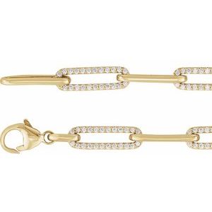 1 ct Diamond Accented Link Bracelet
