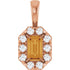 14k-rose--natural-citrine-&-1/8-ctw-natural-diamond-halo-style-pendant