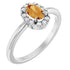 14k-white-natural-citrine-&-1/10-ctw-natural-diamond-french-set-halo-style-ring