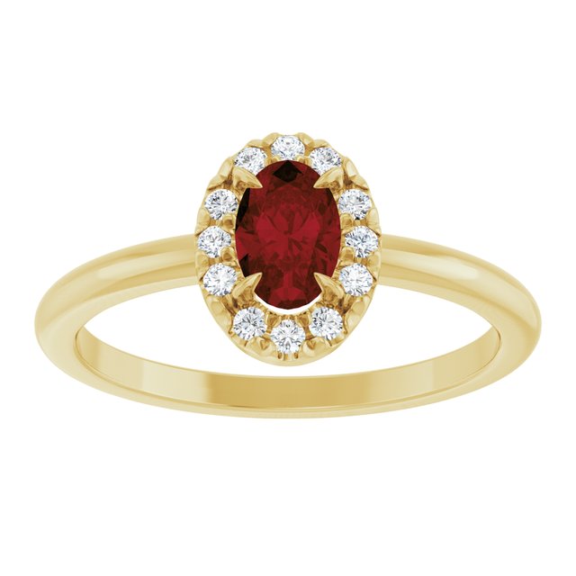 14k-yellow-natural-mozambique-garnet-&-1/10-ctw-natural-diamond-french-set-halo-style-ring