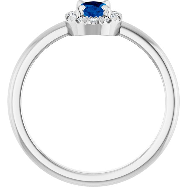 14k-white-natural-blue-sapphire-&-1/10-ctw-natural-diamond-french-set-halo-style-ring