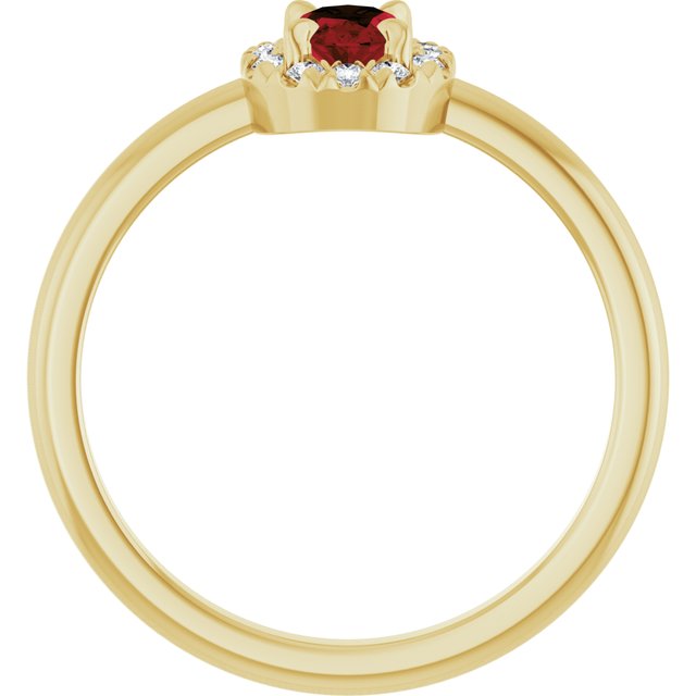 14k-yellow-natural-mozambique-garnet-&-1/10-ctw-natural-diamond-french-set-halo-style-ring