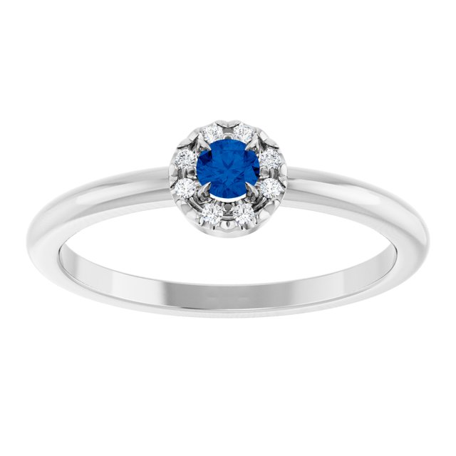14k-white-lab-grown-blue-sapphire-&-.03-ctw-natural-diamond-french-set-halo-style-ring