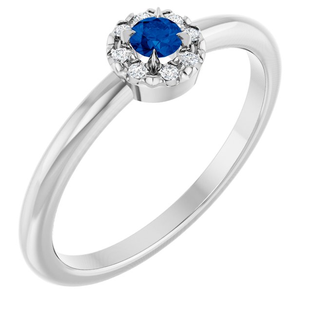 14k-white-lab-grown-blue-sapphire-&-.03-ctw-natural-diamond-french-set-halo-style-ring