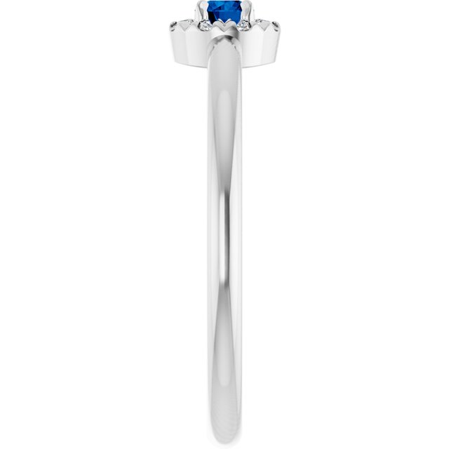 14k-white-lab-grown-blue-sapphire-&-.03-ctw-natural-diamond-french-set-halo-style-ring