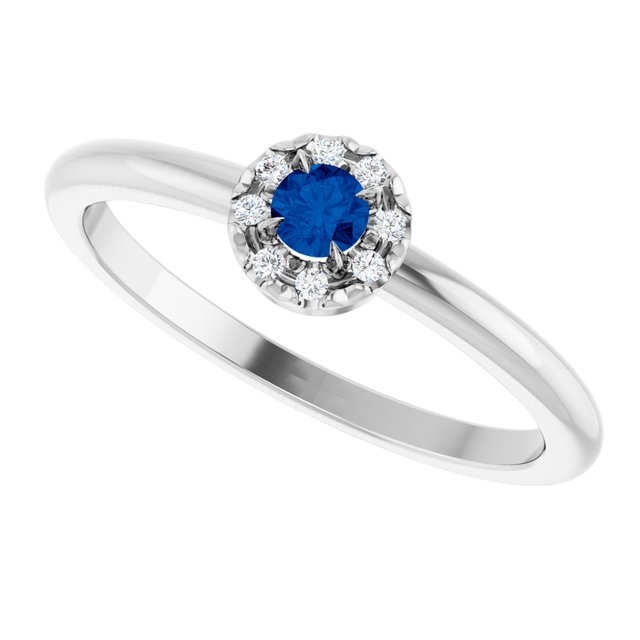 14k-white-lab-grown-blue-sapphire-&-.03-ctw-natural-diamond-french-set-halo-style-ring