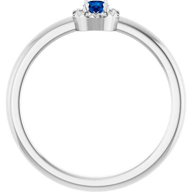 14k-white-lab-grown-blue-sapphire-&-.03-ctw-natural-diamond-french-set-halo-style-ring