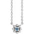 sterling-silver-natural-aquamarine-beaded-youth-16"-necklace